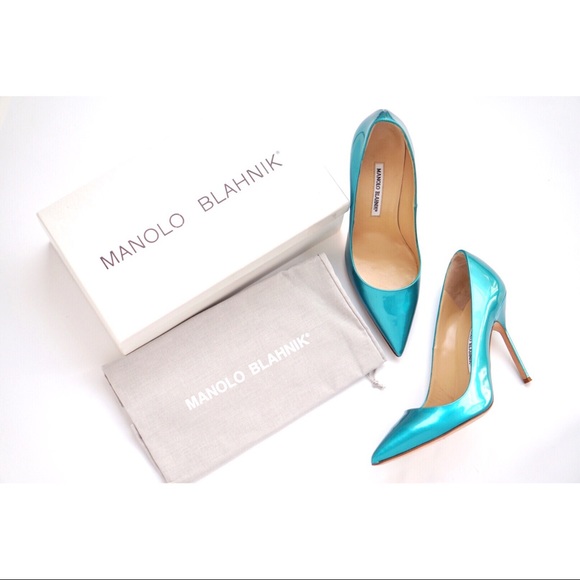 Manolo Blahnik Shoes - 🆕Manolo Blahnik BB 105mm Patent Pumps 38.5